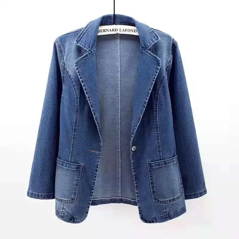 Solène™ – Flytende denimjakke