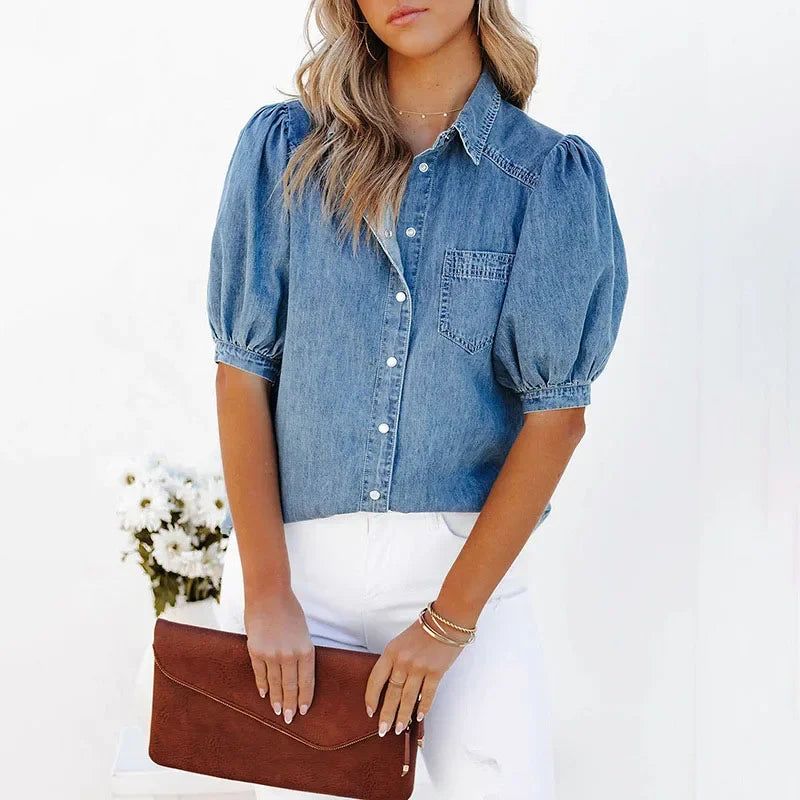 Eva | Casual Denim Skjorter