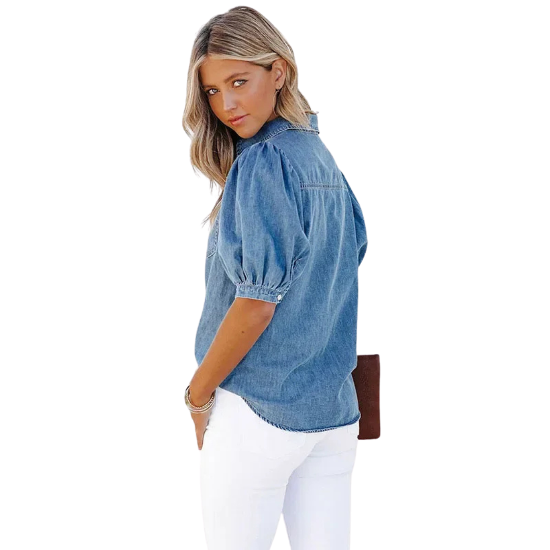 Eva | Casual Denim Skjorter
