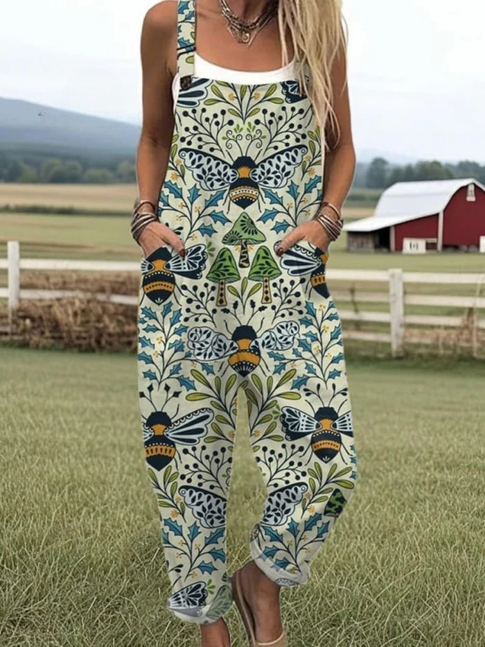 Marta | Kunstnerisk Overall-Jumpsuit