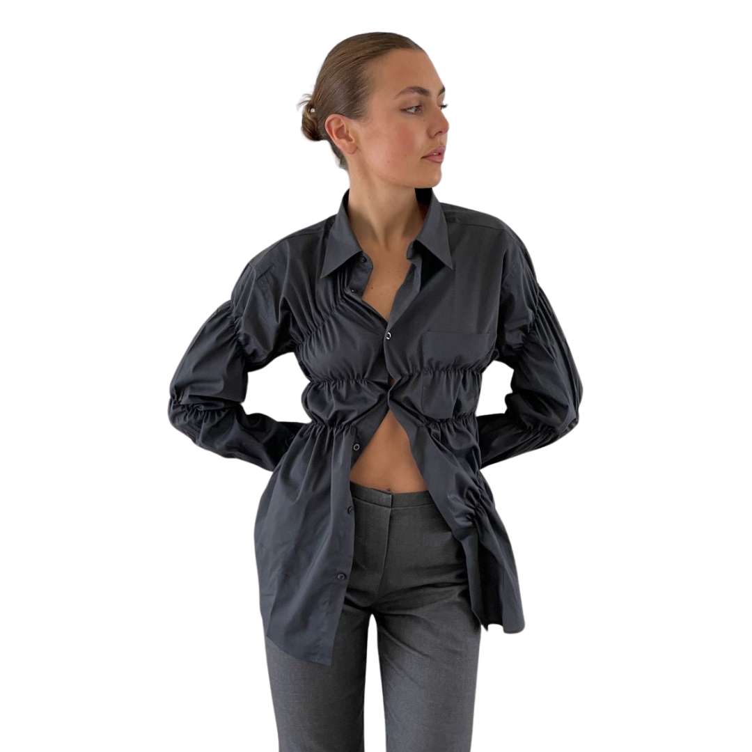 Anna | Bluse med Rynker