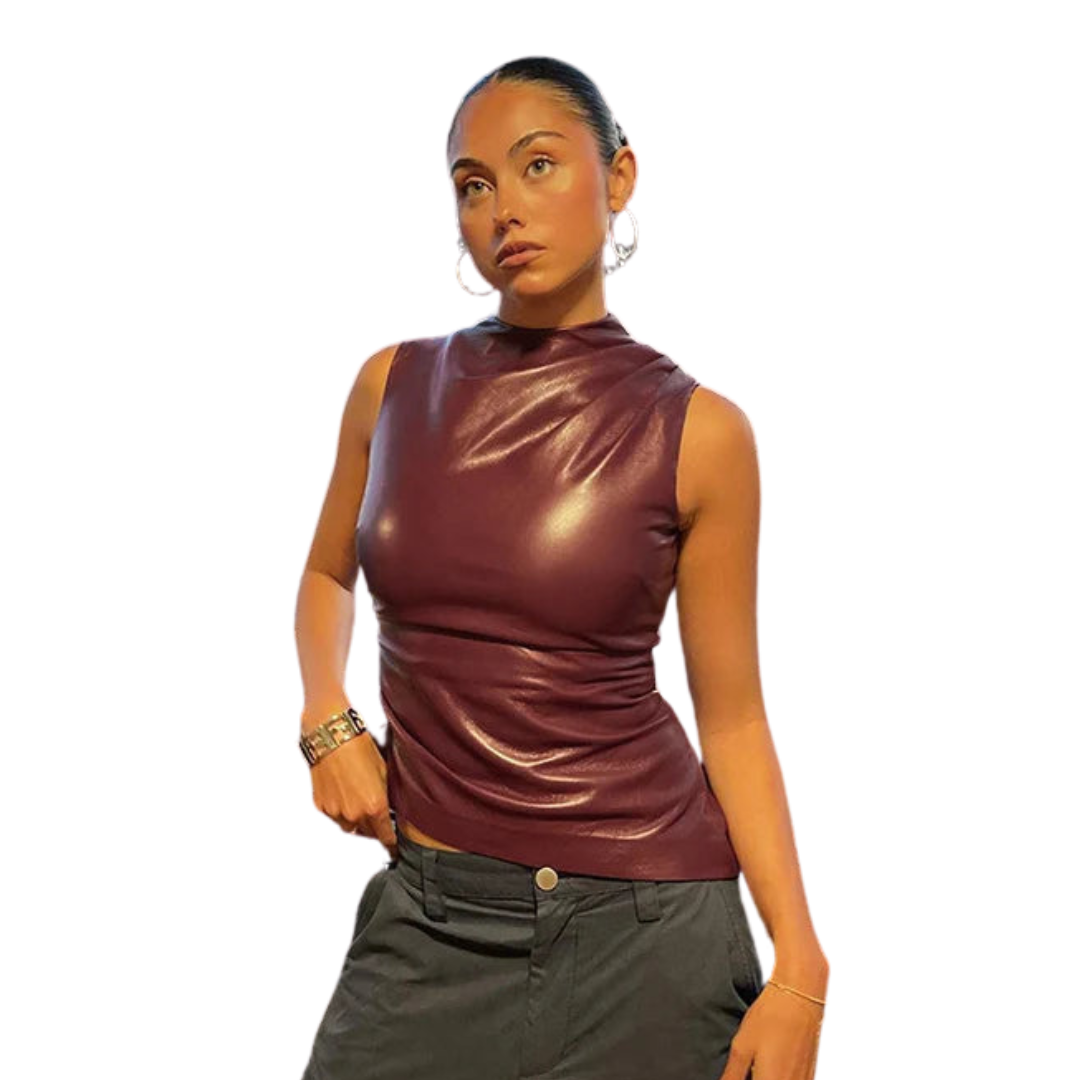 Julia | Bordeaux Bluse
