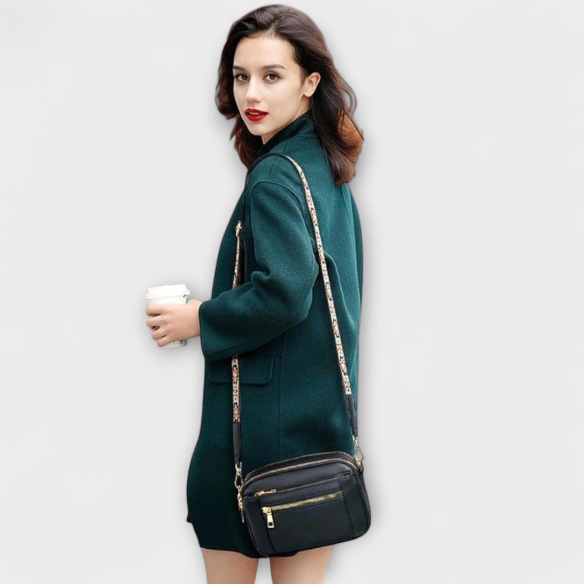 Mira™ | Elegant Lædercrossbody-veske