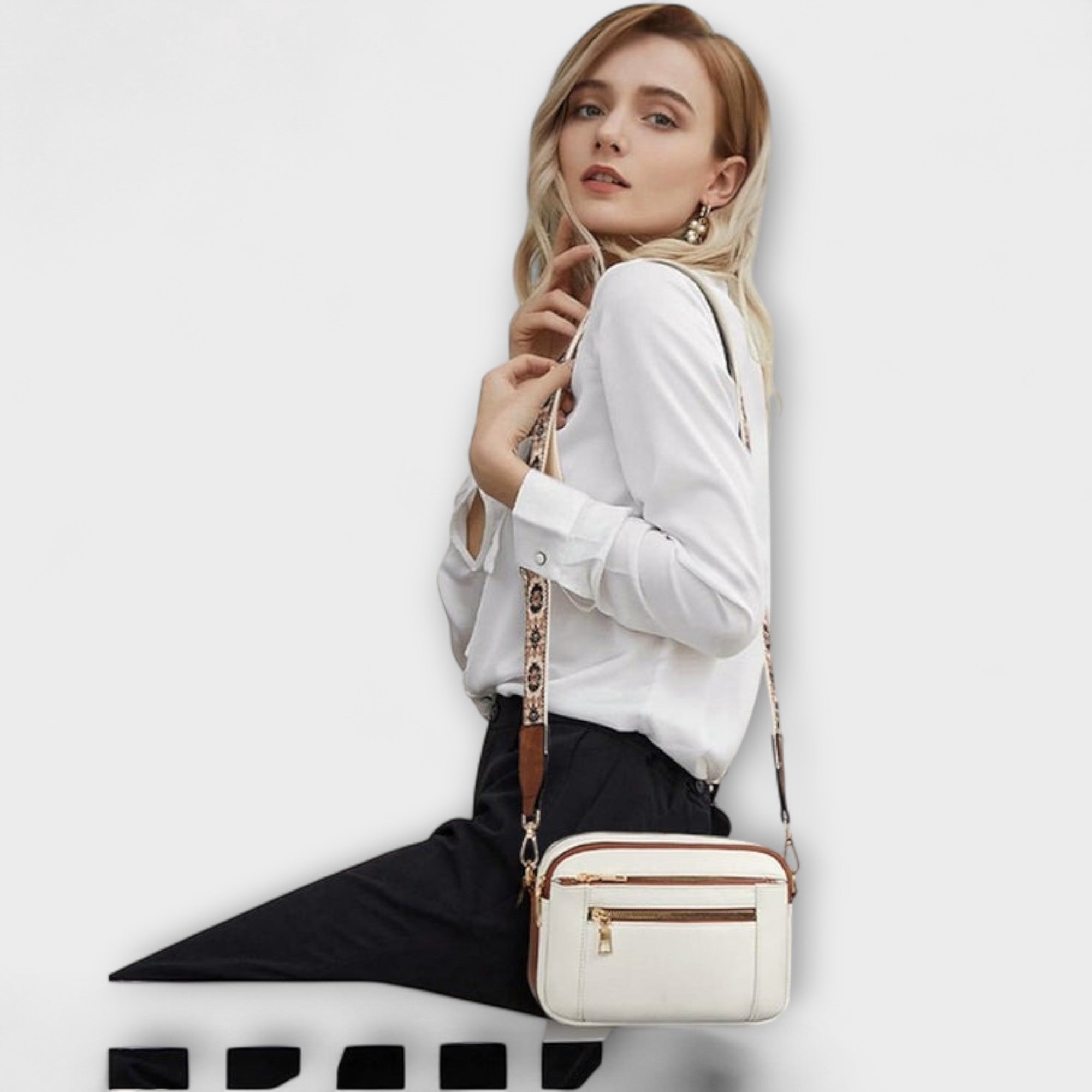 Mira™ | Elegant Lædercrossbody-veske