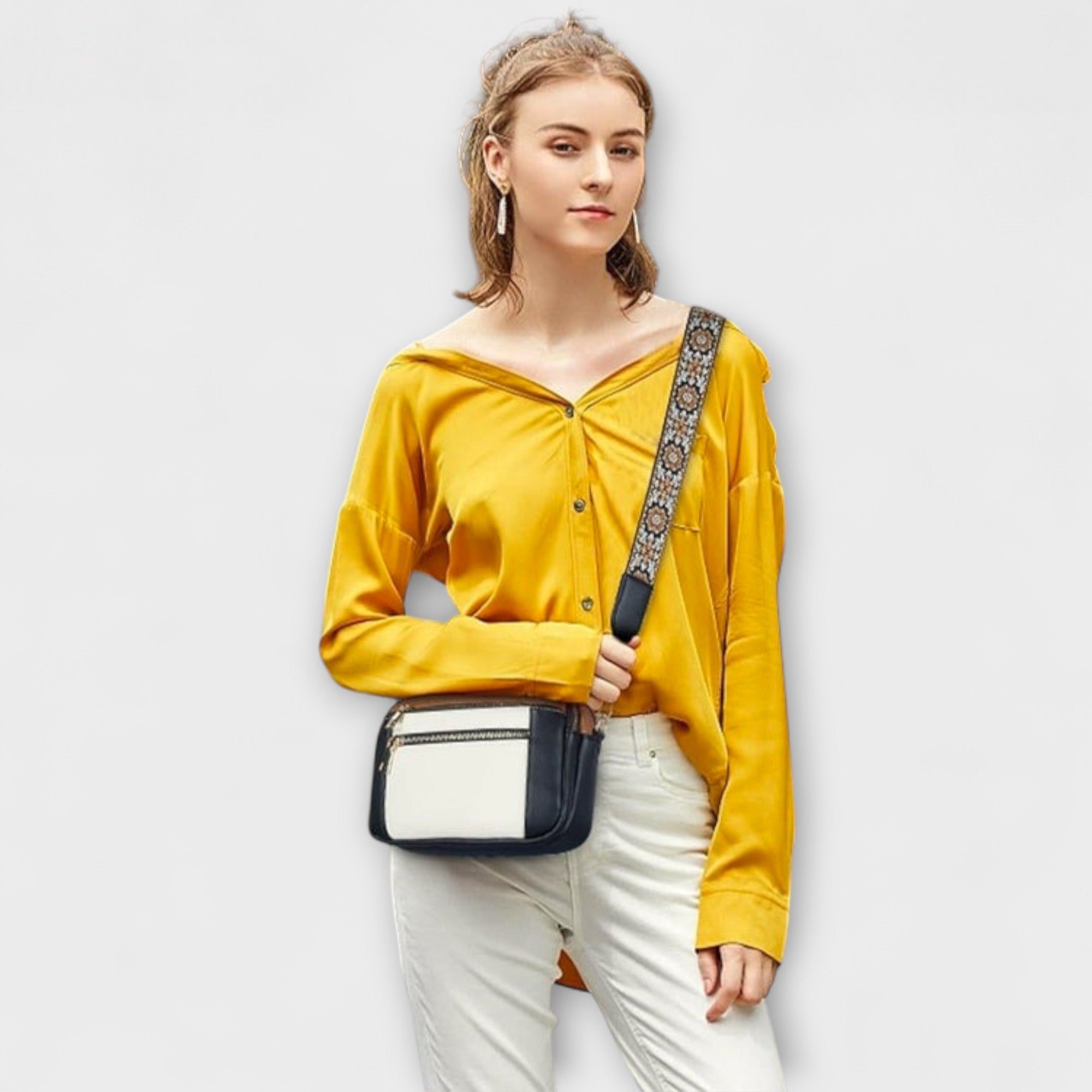 Mira™ | Elegant Lædercrossbody-veske