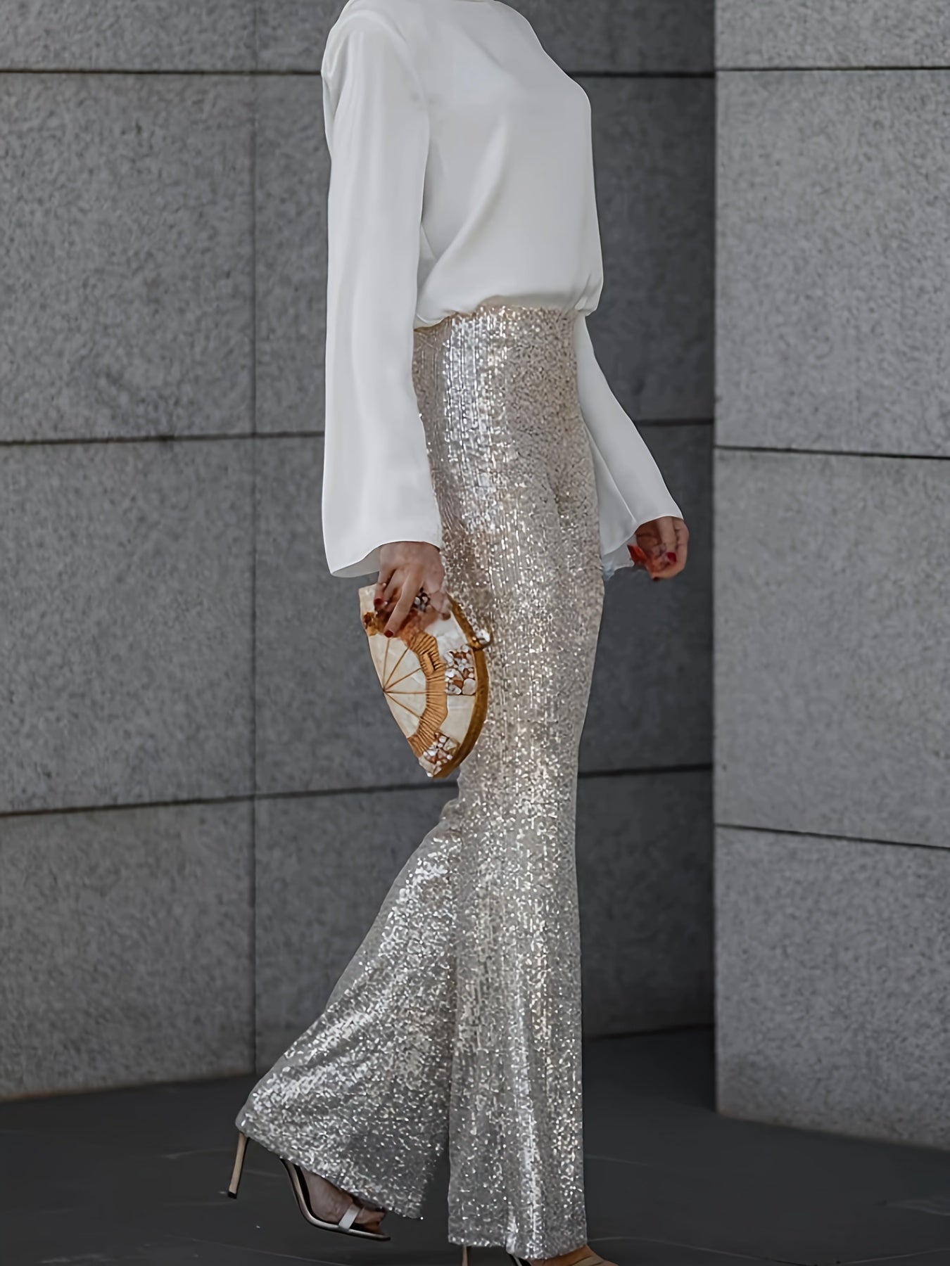 Bénédicte | Elegante Bukser med Pailletter