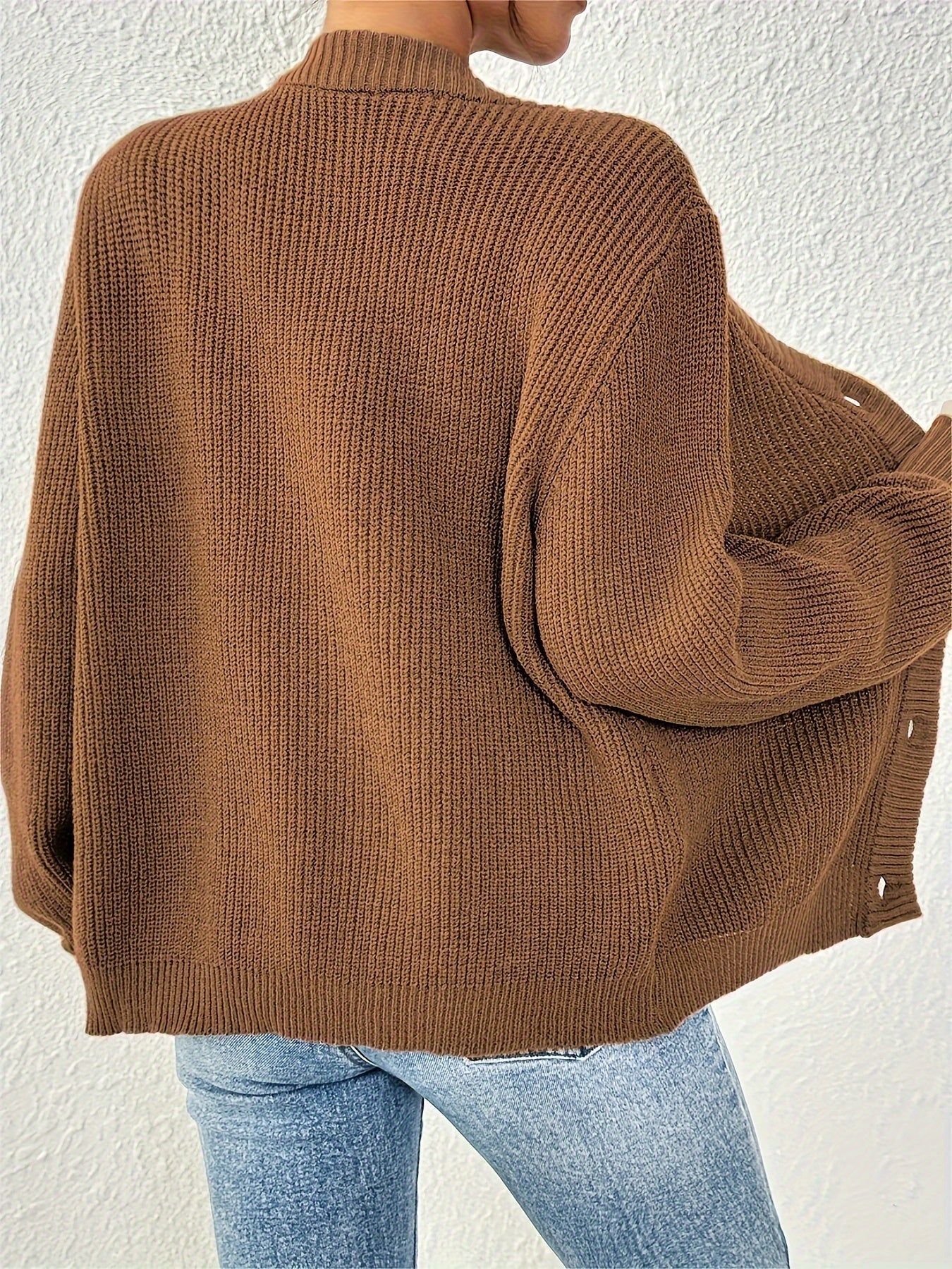 Astrid | Avslappet strikket vest