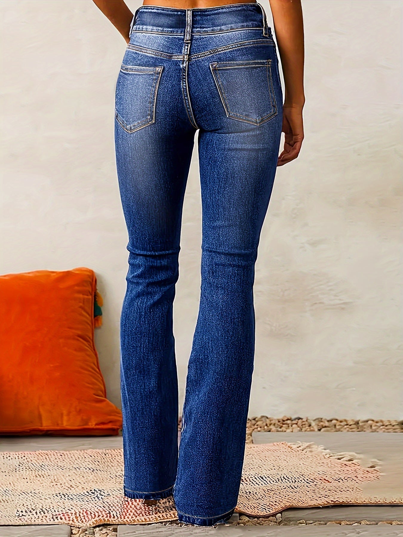 Aya | Høytaljede flared jeans