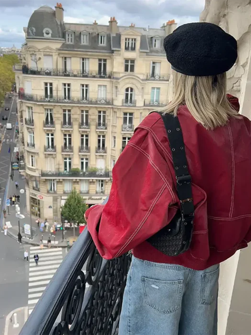 Maja | Oversized Kontrastjakke