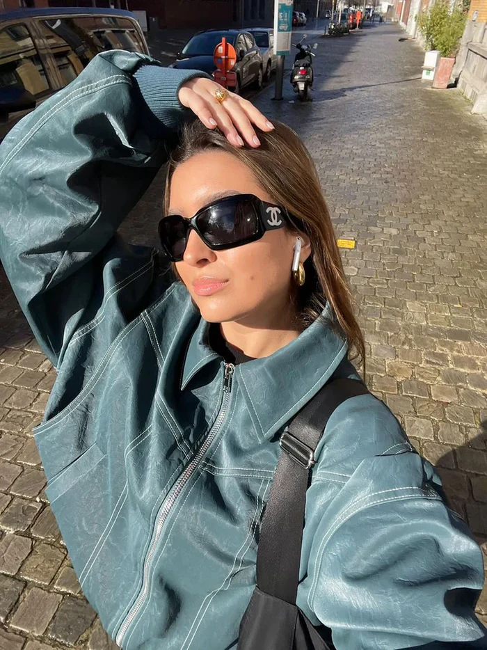 Maja | Oversized Kontrastjakke