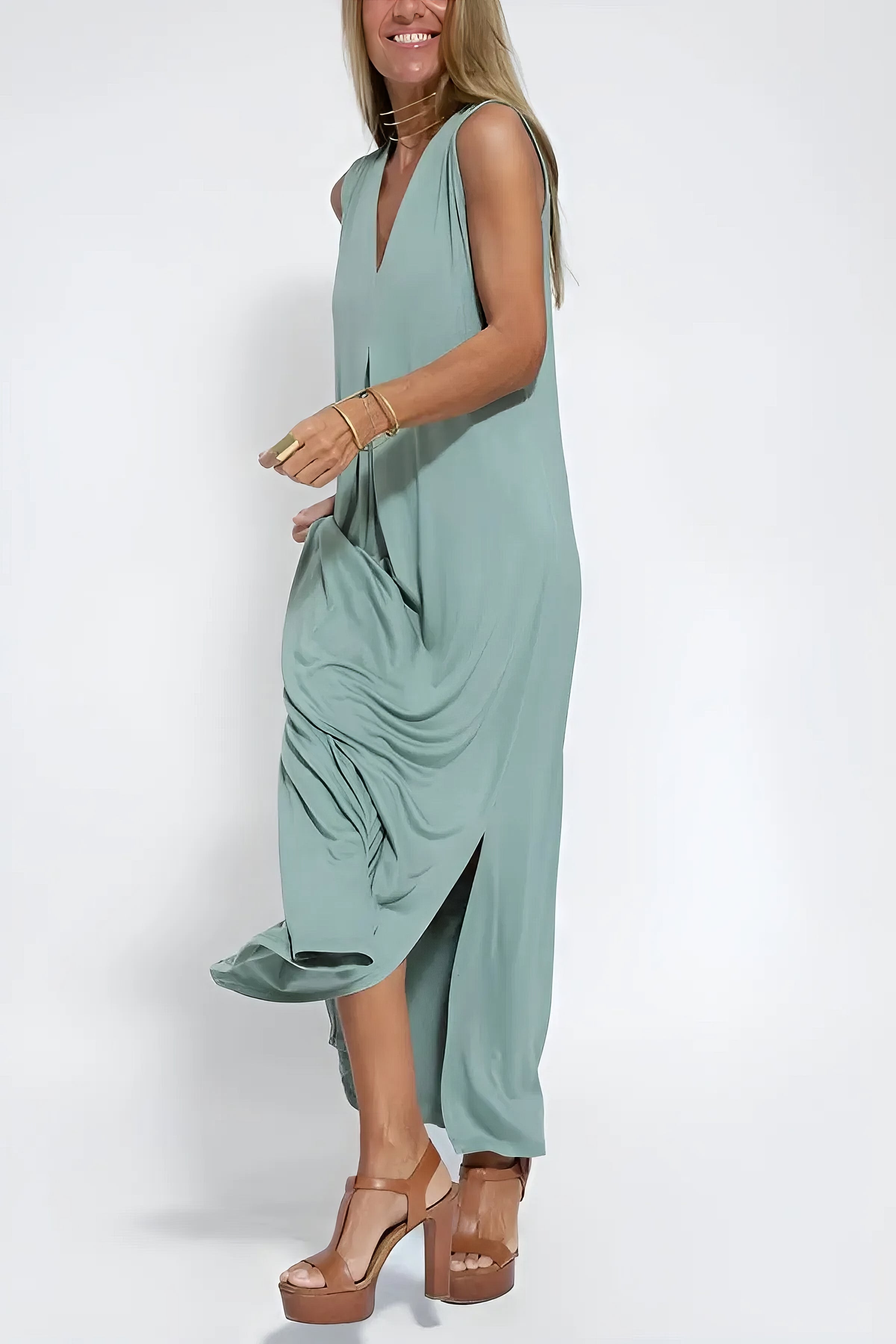 Claire™ | Elegant lang kjole