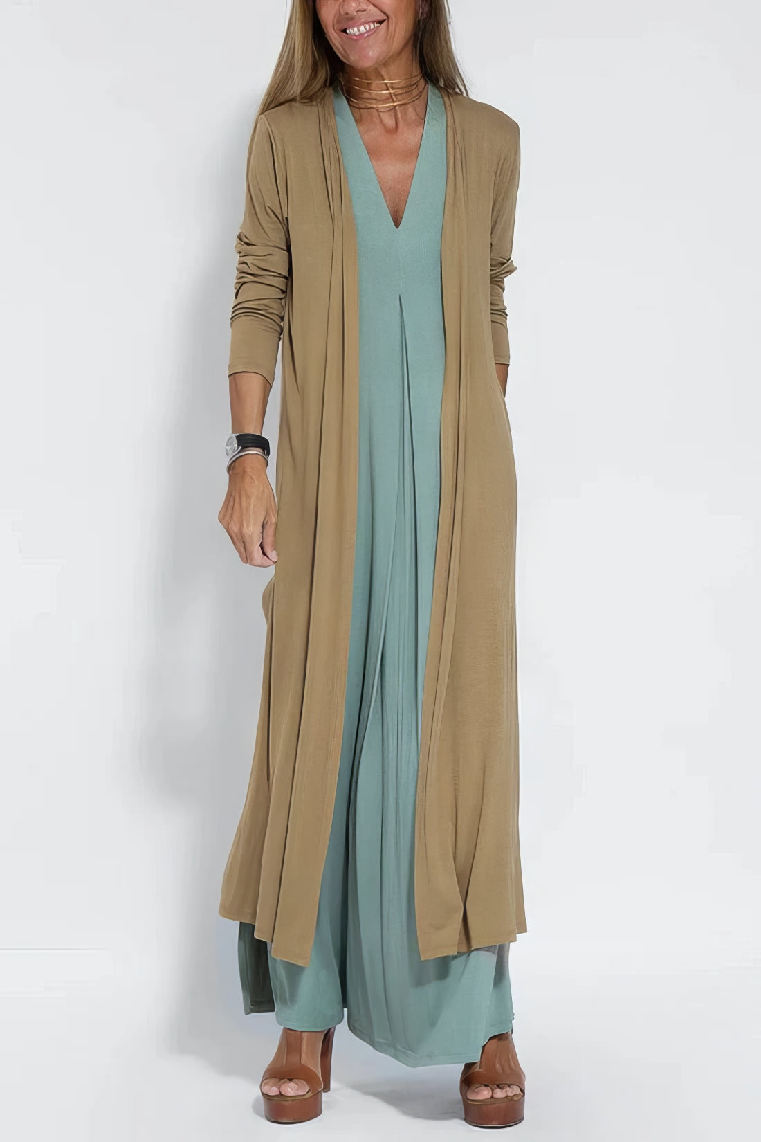 Claire™ | Elegant lang kjole